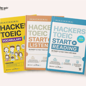Combo Hacker TOEIC Bứt Phá Điểm Số: Hackers TOEIC Vocabulary + Hackers TOEIC Start Reading + Hackers TOEIC Start Listening