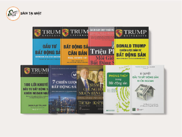 Combo Bí Quyết Đầu Tư Bất Động Sản Khôn Ngoan, Phong thủy trong bất động sản,Tại Sao Chúng Tôi Muốn Bạn Giàu,7 Chiến Lược Bất Động Sản ,100 Lời Khuyên Đầu Tư Bất Động Sản Khôn Ngoan Nhất, Donald Trump - Chiến Lược Đầu Tư Bất Động Sản, Triệu Phú Môi Giới Bất Động Sản, Bất Động Sản Căn Bản (Tái Bản 2018), Đầu Tư Bất Động Sản (Tái Bản 2018)